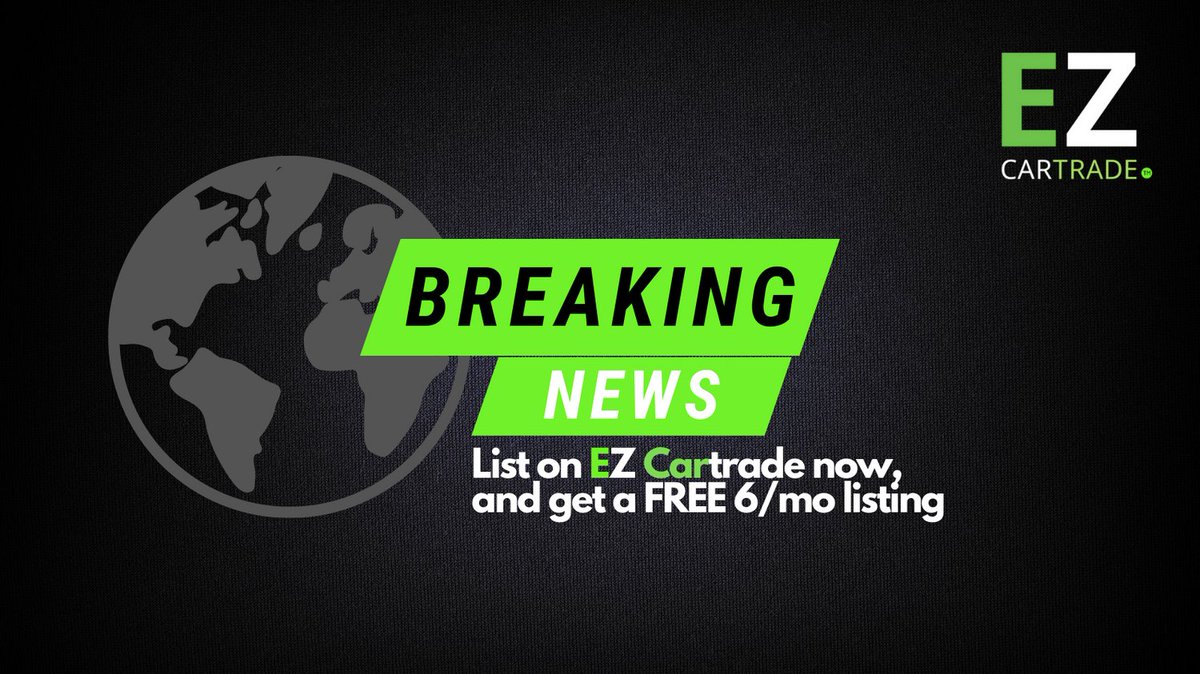 EZCARTRADE's tweet photo. Breaking News....@ezcartrade
https://t.co/Sb0lElzFoe
https://t.co/FYm3vUuQne
#ezcartrade #cartrade
#cartrading #carswapping
#fyp # viral #cars https://t.co/a4riQboFpG