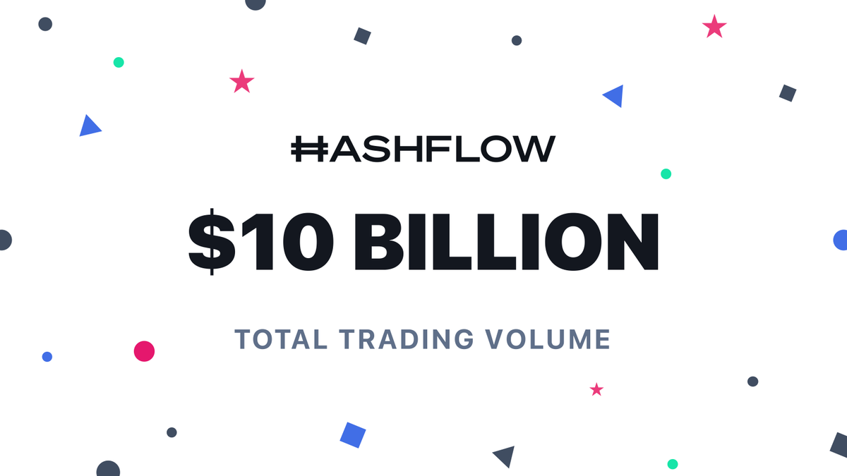 hashflow's tweet photo. After only a year since our first trade, we’ve just crossed $10 BILLION in total volume. 

This is just the beginning.

Next stop: $100 BILLION https://t.co/y0vguhZ5EG
