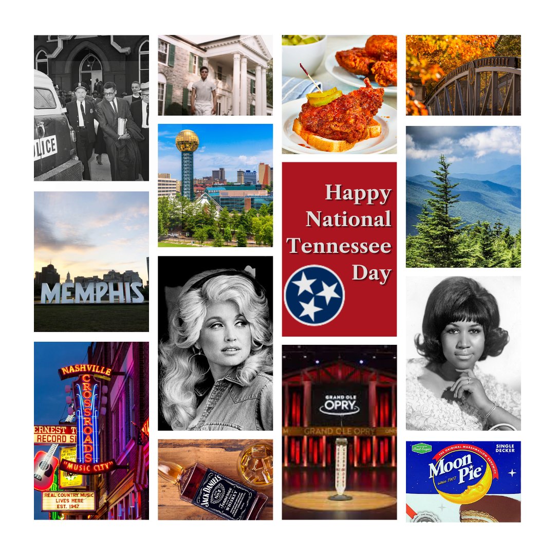 Happy National Tennessee Day, home of country music, hot chicken, rolling hills, and moon pies. #VUFaculty