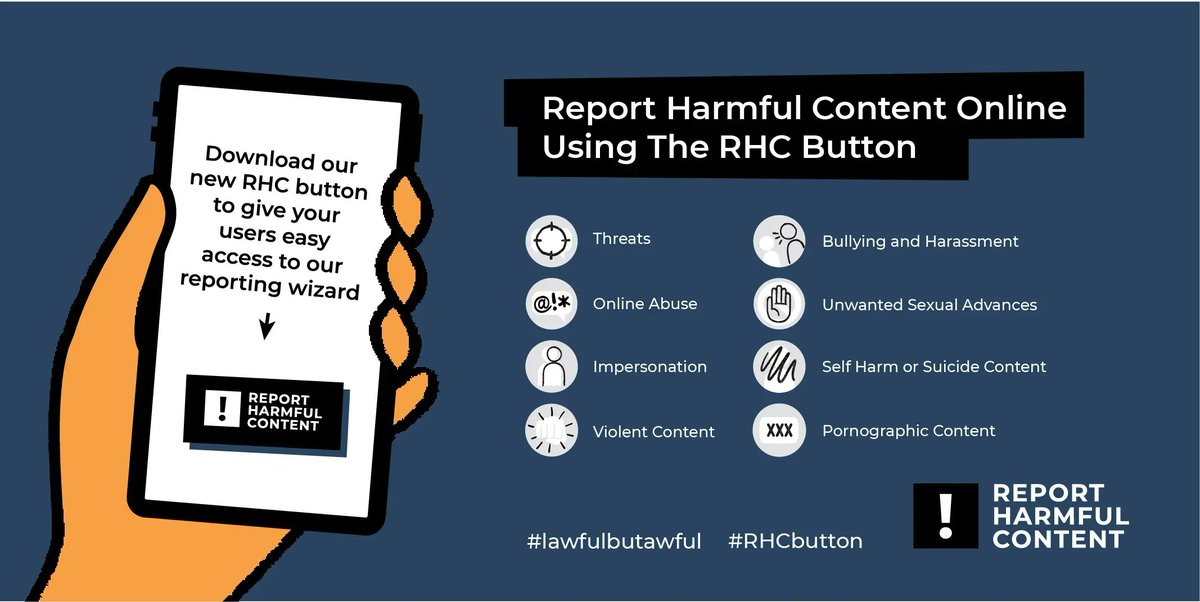 Report Harmful Content is a national service that encourages anyone to report harmful content online by providing advice on how to report harm online to industry platforms. Find out more in this article saferinternet.org.uk/blog/report-ha… @reportHC
