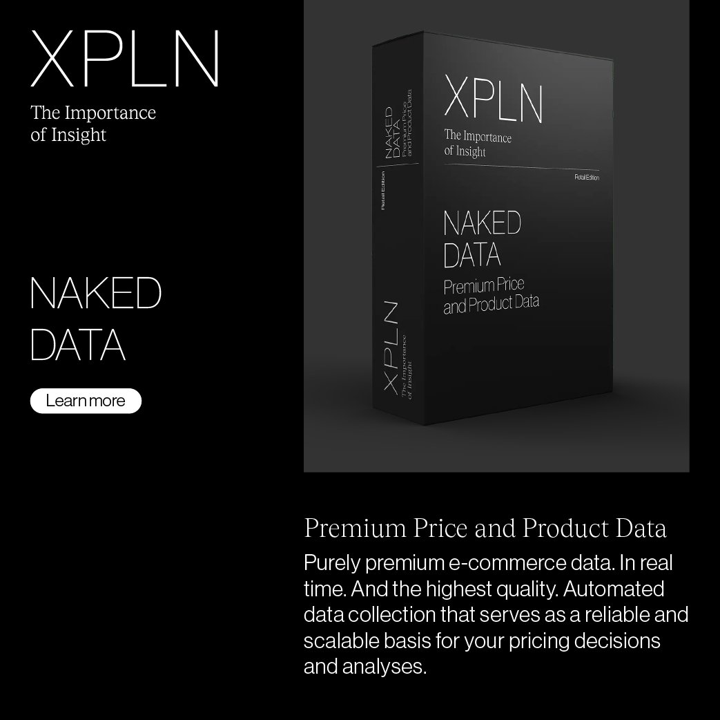 NAKED DATA provides #premium pricing and product data and enables you to perform versatile analyses to drive your business forward. 
 
Learn more: lnkd.in/gR82dR7Q

#XPLN #marketintelligence #priceintelligence #dataanalytics #dataquality