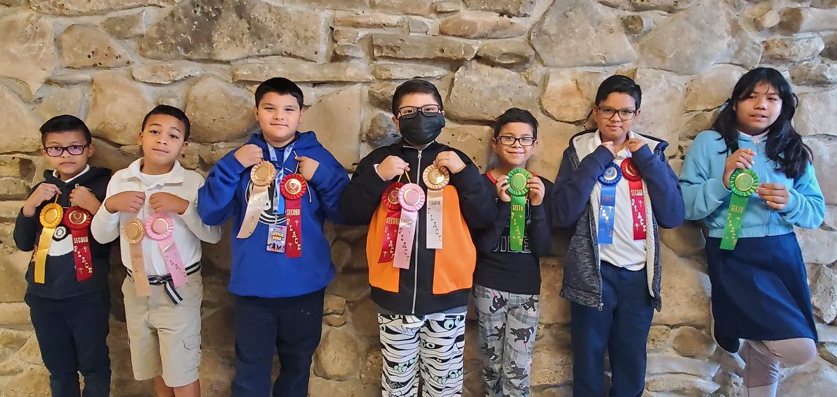 FPCailletElem's tweet photo. DISD TMSCA Invitational, students competed in UIL Math and Science categories, 
And this is districtwide so as an example, Alejandro Valadez was 1st in all of DISD in science,so even getting 1 ribbon is a huge accomplishment since it is district-wide  @juancordoba  @DallasISDSupt https://t.co/qHFAdC4kng