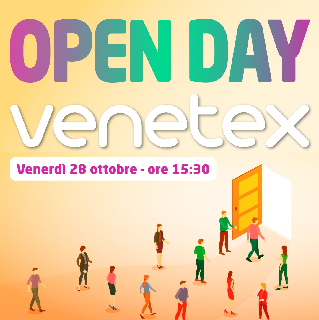 Anche questo mese VENETEX ti aspetta al suo OPEN DAY, l'occasione per nuovi e vecchi aderenti di conoscere la community e iniziare a creare fantastiche collaborazioni.
 #veneto #venetex #community #economiaveneto #aderenti #networkdelleimpresevenete #economialocale #openday