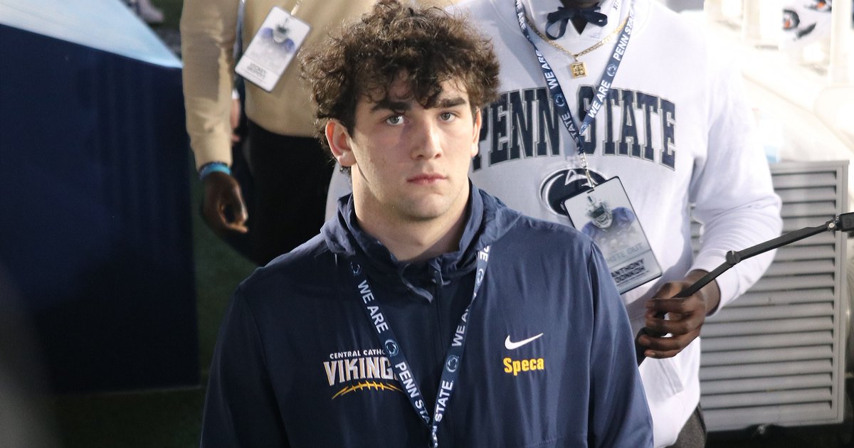 Four-star LB @aspeca6 has taken back-to-back visits to Penn State and Michigan in recent weeks. He recapped both trips with BWI's @RyanSnyderOn3. Join BWI: bit.ly/3N3I3hg Link: bit.ly/3NfRzxW