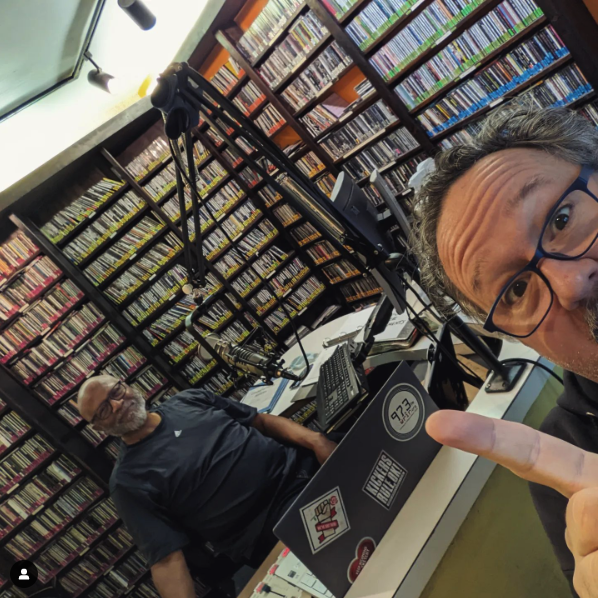 WRIR973fm's tweet photo. Fund Drive ends TODAY! Time to make that donation you've been thinking about!
Here are DJ's Greybeard and the ever active Phil D gettin' their Fund Drive groove on. Go to https://t.co/XjBTEHgrkE and make your pledge!
#WRIRFundDrive2022Fall #wrir #rva #rvamusic https://t.co/zOSRL8IKds