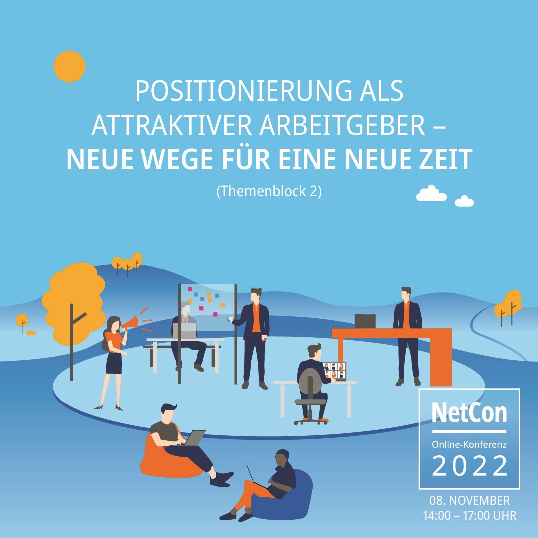 vrnetworld's tweet photo. Wie kann sich Ihre Genossenschaftsbank in Zeiten des Fachkräftemangels als attraktiver Arbeitgeber positionieren? Diese Frage beleuchtet wir in unserer Online-Live-Konferenz #NetCon2022 am 08.11.22 ab 14 Uhr. Jetzt anmelden unter: https://t.co/XbgILbd4PW https://t.co/s5NsYQYgiJ