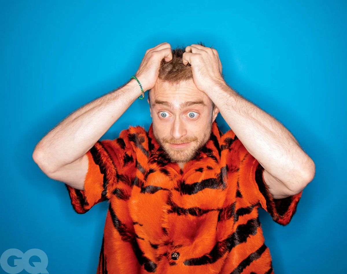 GQMagazine's tweet photo. “The fact that someone was letting us make something so f--king crazy was just really exciting.” —Daniel Radcliffe on #WEIRDTheAlYankovicStory https://t.co/GbGgcqwDx2 https://t.co/fXddcD252g