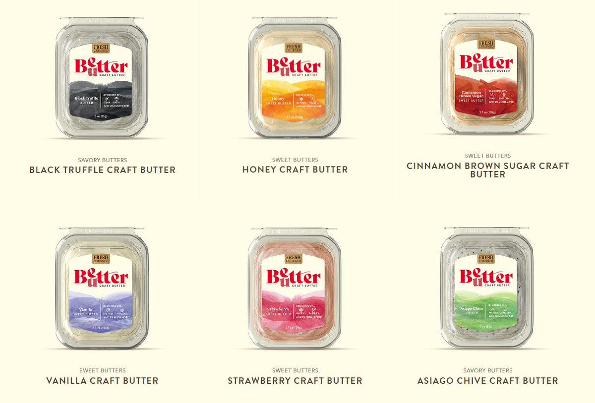 DairyWest's tweet photo. Have you ever tried craft butter? Yes, gourmet flavored butters! Chef Shamy has been serving Utah craft butters since 2007. Now they are rebranding to Better Butter. New Name, Same Delicious Product. Learn more at https://t.co/0G3l3Siqrq
#CraftButter #WeKnowDairy #BetterButter https://t.co/6Zgzm0vvHH