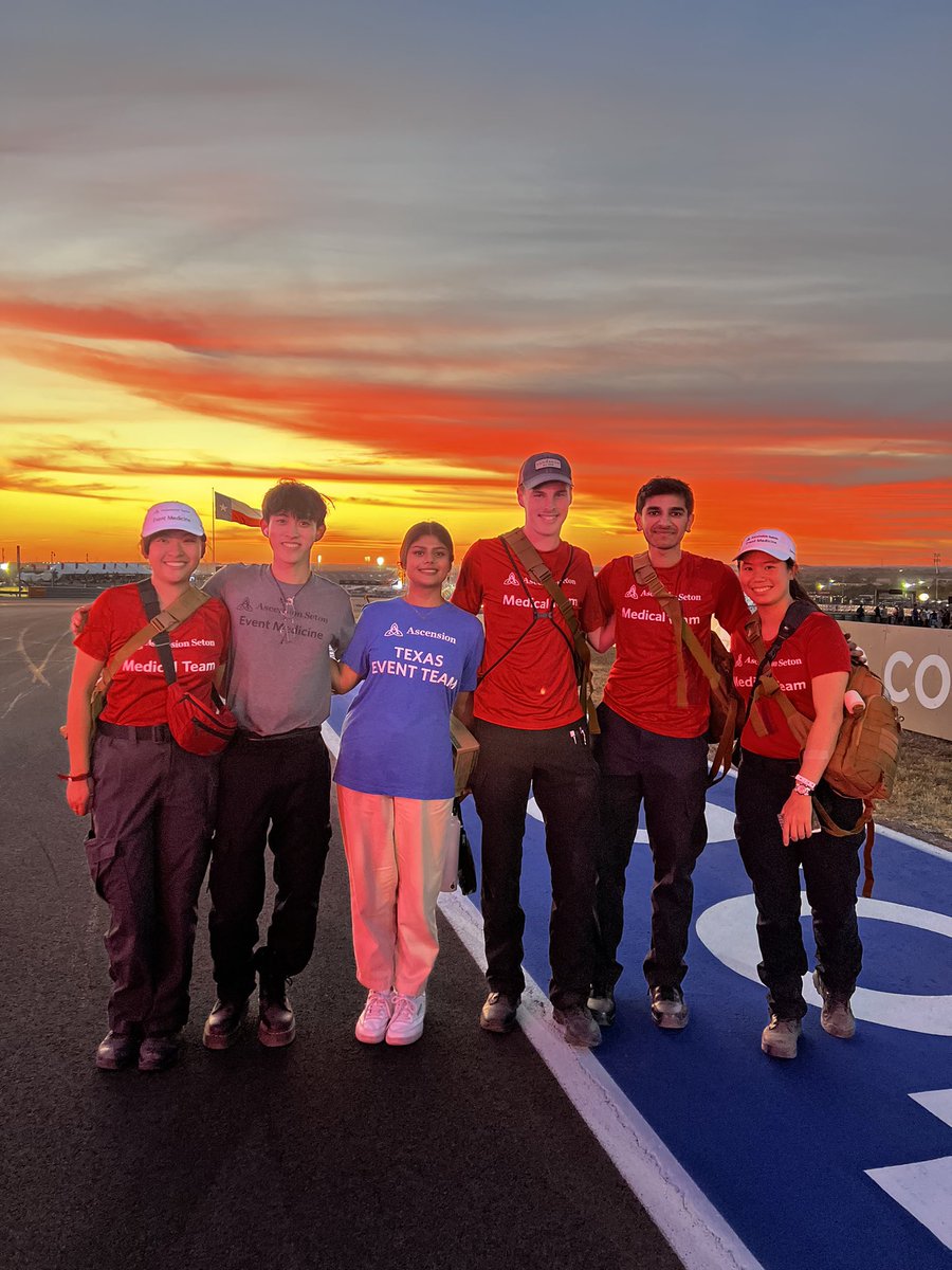 UTLonghornEMS's tweet photo. Longhorn EMS had the great pleasure of working medical standby for the @F1 Motorsport Championship this past weekend, in partnership with @AscensionSeton! https://t.co/RQjwyE1AyS