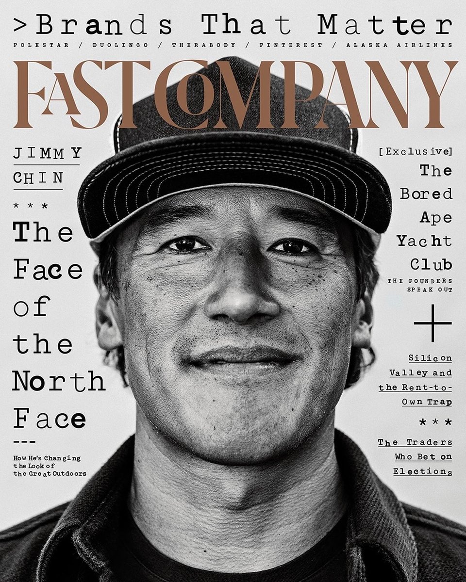 It’s an honor to be on this month’s @FastCompany “Brands That Matter” cover. @thenorthface has supported me in accomplishing my biggest dreams, but my most fulfilling role has been working with the Explore Fund Council to create more equity and access in the outdoors.