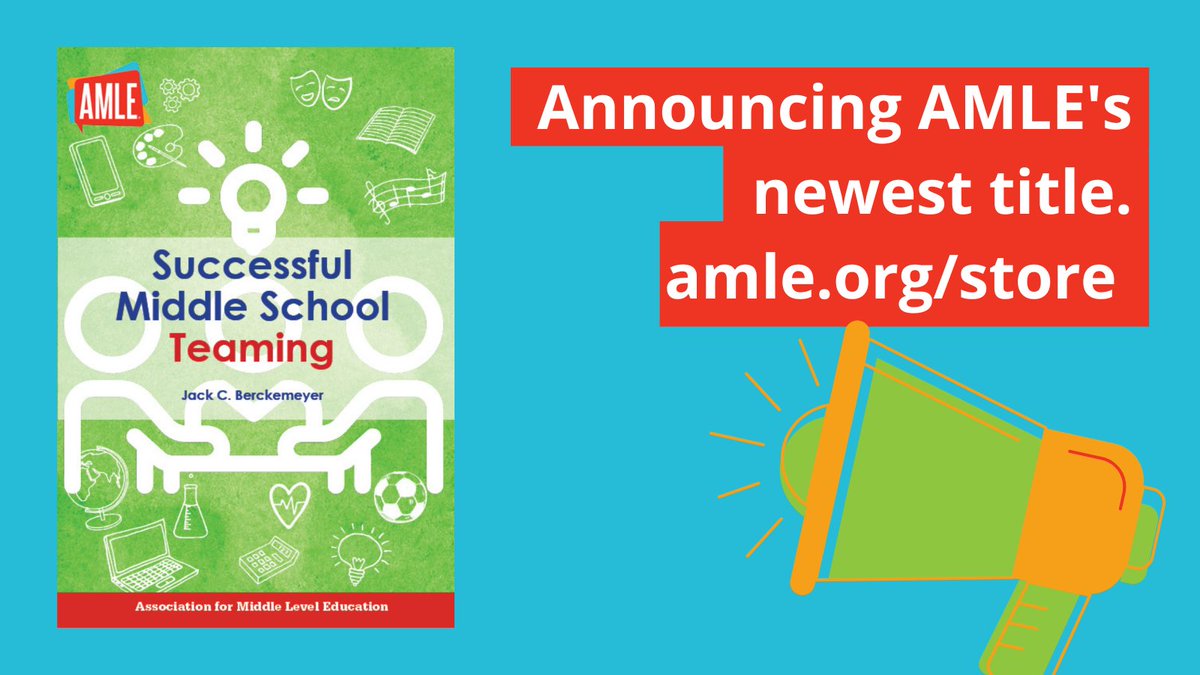 AMLE (@amle) on Twitter photo Teaming is a core structure of the middle school model. This addition to The Successful Middle School Series by <a href="/JBerckemeyer/">Jack Berckemeyer</a> explores in-depth how 2 create & sustain impactful teams.
Place your order by Oct 31 for a chance to win a $50 gift card 👉 okt.to/enz2FC Teaming is a core structure of the middle school model. This addition to The Successful Middle School Series by <a href="/JBerckemeyer/">Jack Berckemeyer</a> explores in-depth how 2 create & sustain impactful teams.
Place your order by Oct 31 for a chance to win a $50 gift card 👉 okt.to/enz2FC