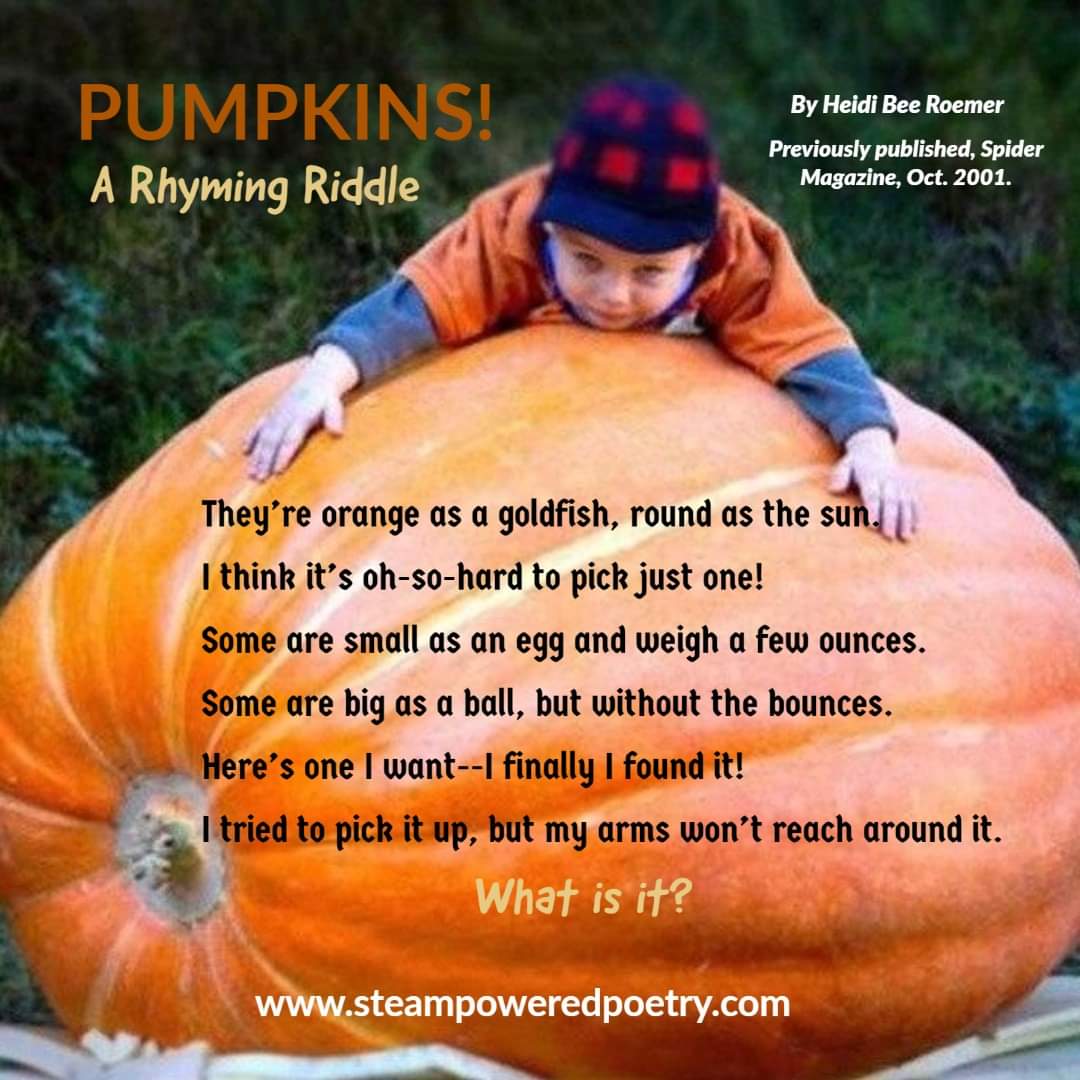 Happy #NationalPumpkinDay ! #poety #poem #Pumpkin #kids #children #literacy #Autumn #AutumnVibes #PumpkinDay #pumpkinseason #pumpkinpatch