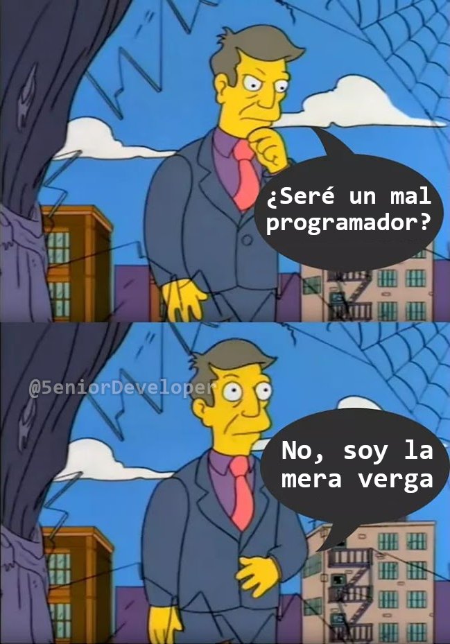5eniorDeveloper's tweet image. Siempre habrá alguien que dude de ti, solo asegúrate de que esa persona no seas tú!