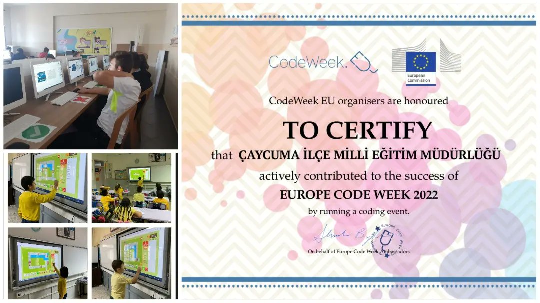 caycumailcemem's tweet image. Kodlama ve dijital okuryazarlığı eğlenceli ve ilgi çekici bir şekilde herkesin ayağına getirmeyi amaçlayan Codeweek Haftasında Kodlarımda Matematik etkinliği ile yerimizi aldık.
@CodeweekTurkiye
#codeweekeu
#codeweekturkey
@mebyegitek
@ZonguldakMEM
@zuleyhaaldogan
@ismailbas67