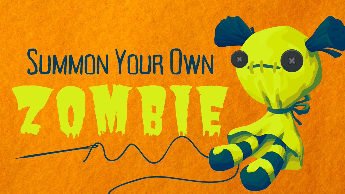 Zombie plushies are invading the library. Come to our John Marshall branch tomorrow and make your own zombie plushie to take home so that we can control the zombie population! This activity requires the use of needles. Learn info: bit.ly/Oct24_Zombies #Fairfax