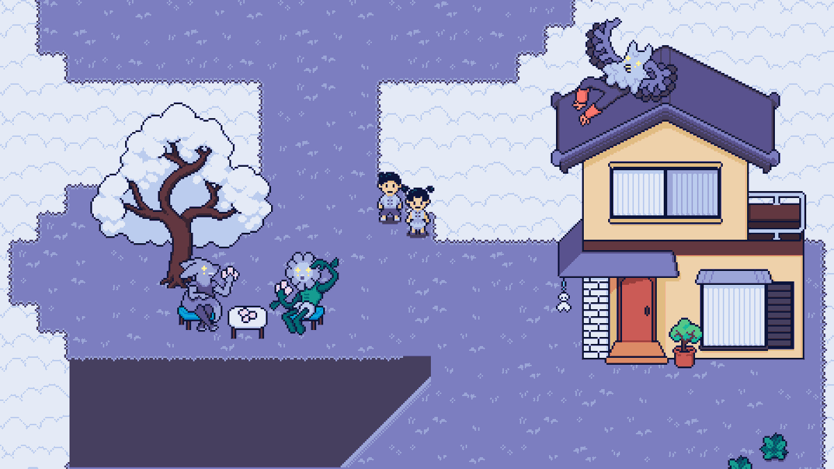 With the tutorial mostly done, I can finally move onto the fun stuff! Every RPG needs a town, and mine will be filled with weirdos.

This week’s devlog is all about how NPCs work in my game, read it here >>>yozoraki.itch.io/nagayami-night… #indiegames #pixelart #gamedev #wishlistWednesday