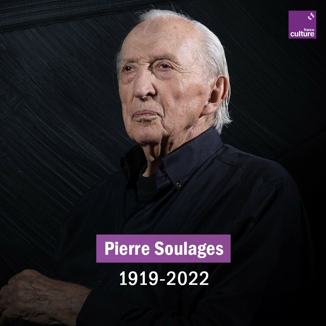 Pierre Soulages, "le maître du noir", vient de mourir à l'âge de 102 ans. Il a passé sa vie à plonger dans sa couleur fétiche, comme pour mieux s'approcher de la lumière. ⁠

➡️ l.franceculture.fr/bYs