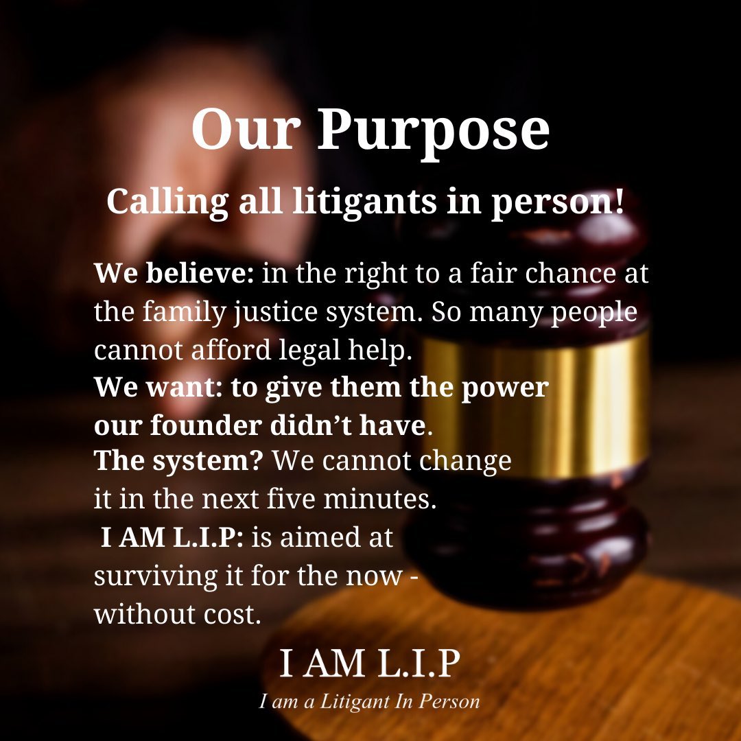 officialiamlip's tweet photo. While we wait for the family court system to be fixed, we must survive it… 

 #familycourt #divorce #divorcehelp #accesstojustice #litigantinperson #family #litigantabuse #manipulation #selfrepresenting https://t.co/Gs35AHRExT