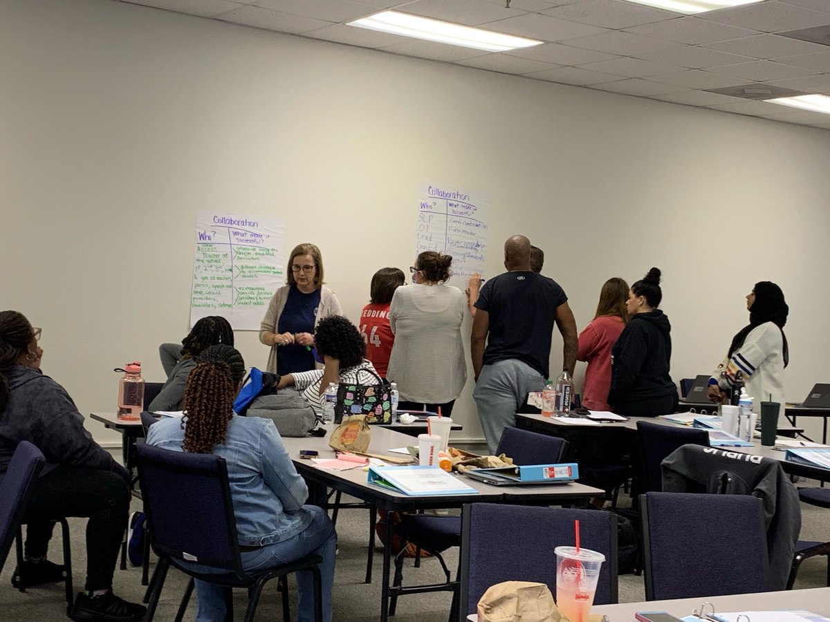 PECBibbCounty's tweet photo. Some of our new teachers participated High Leverage Practice training! They worked on making sure collaboration happens at all levels! @PECBibbCounty @HallRRG @AreeByrd @mogorman_bcsd #Build2Grow #Built4Bibb #NewTeacherTraining #HighLeveragePractices https://t.co/8aFSYKArxP