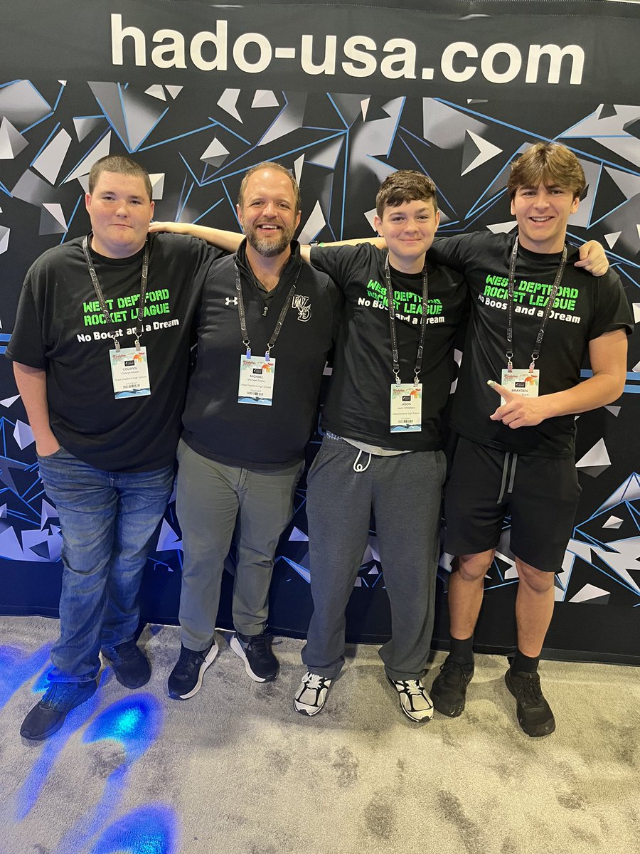WDHS Esports Team is attending the NJSBA Conference Tournament in Atlantic City today. The students are both competing and advocating for scholastic esports. Go Eagles!