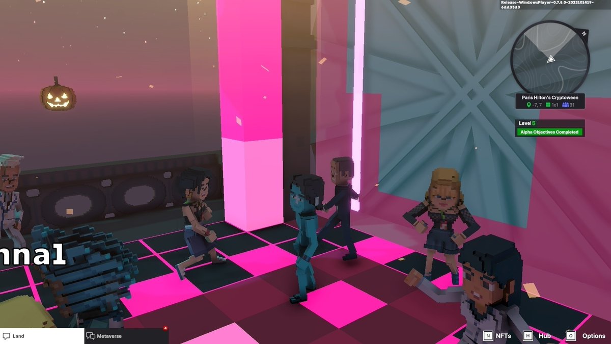 bbut450's tweet photo. @TheSandboxGame I just participated in the Paris Hilton  #Cryptoween Event. I found Grralh check out my screenshot below!
🎃👇 https://t.co/DRv2nu3Ix2