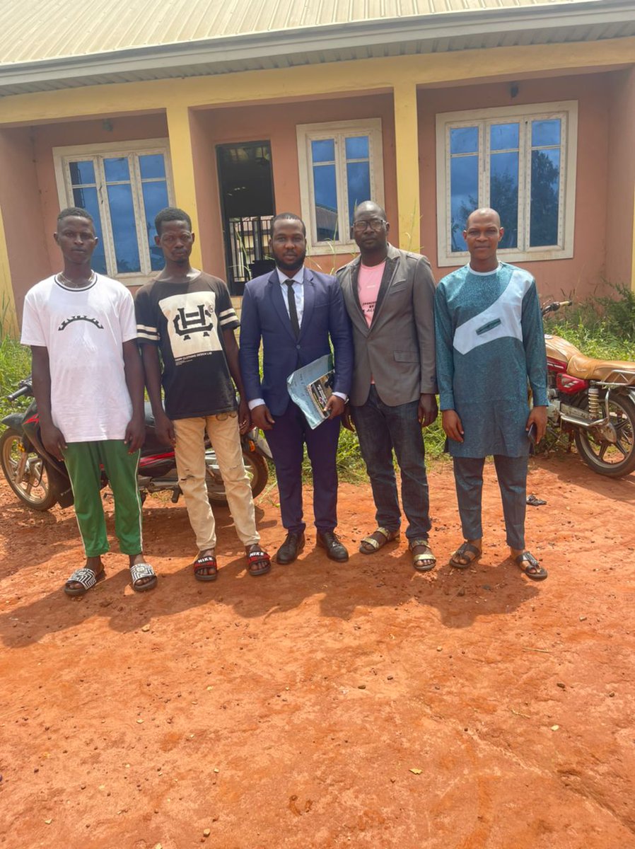 BREAKING! CELEBRATION GALORE!!!!!

Today, the 26th day of October, 2022, our legal team successfully  secured the DISCHARGE of Four  innocent young men- Ifeanyi Ogbu, 
Arinze David, 
Uchenna Kelvin Abah 
and Stephen Ejiofor,
