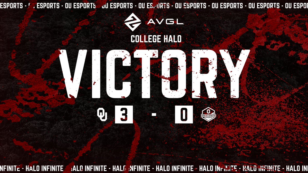 OUEsports's tweet photo. Halo Crimson took down THE Ohio State last night in #CollegeHalo powered by @AVGLofficial. Baker planted the flag in 2017, and we took it back in 2022 💪😤
#BoomerSooner #OUEsports #HaloInfinite #AVGL https://t.co/gRBwj2n7CW