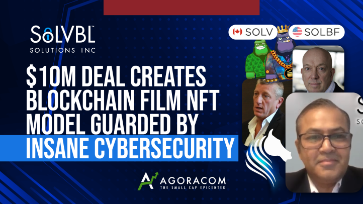 AGORACOM's tweet photo. INTERVIEW IS LIVE @SoLVBL_Inc $SOLV
$10M Acquisition Of Darkhorse Films Creates Leading #Blockchain Film Company With #Cybersecurity Protection
โ
3 Gripping Films On Tap
$SOLBF $CLAV $ATEN
#Smallcaps #dataauthentication
WATCH๐
https://t.co/fxbjfmpxp6 https://t.co/KFK3qUV1R9