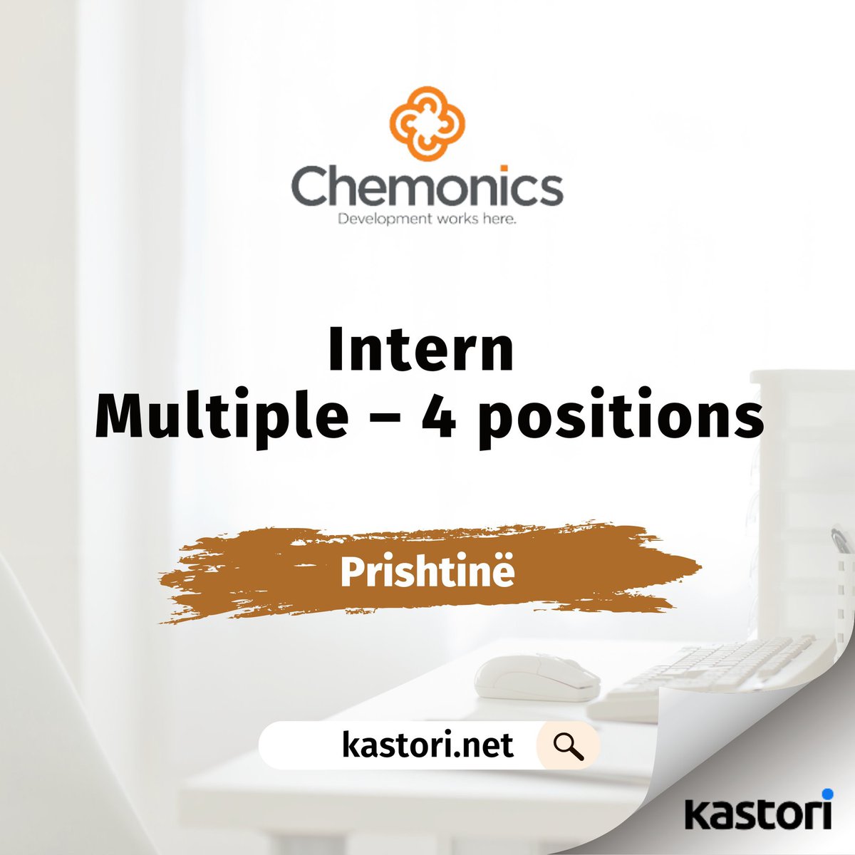 KastoriNet's tweet photo. 💼 Konkurs për praktikantë, nga Chemonics.
📍 Prishtinë.
🔗 Apliko tani: https://t.co/SG4gxKHoCY https://t.co/qgEmLp1BMI
