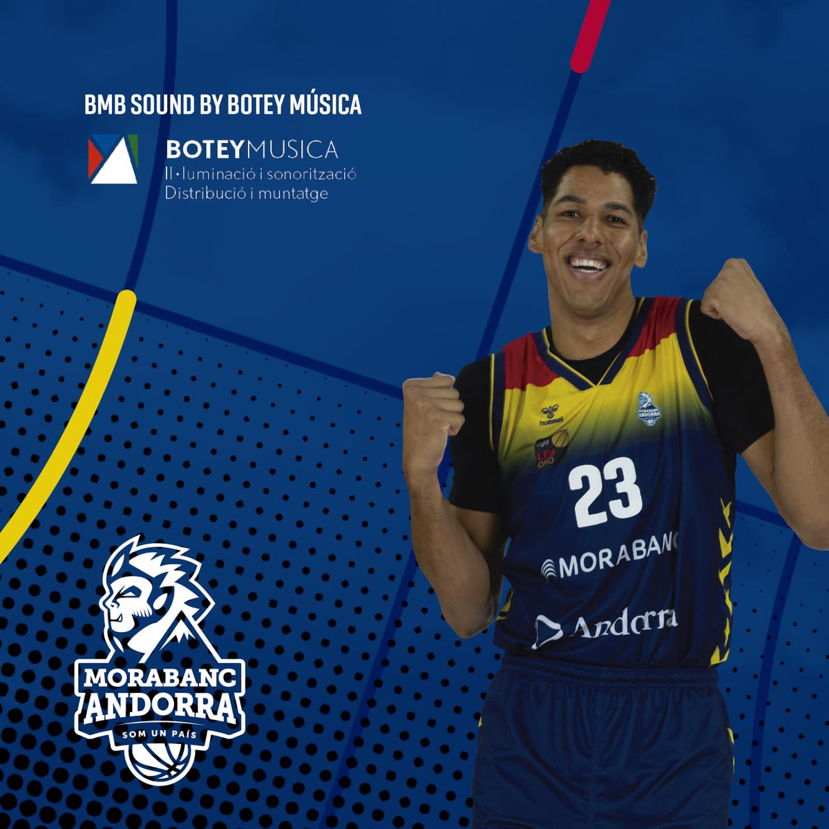 morabancandorra's tweet photo. 🎤🪗🏀
Escolta la teva música a la BMB. Deixa'ns als comentaris quina canço vols que soni als partits i a més, tindràs la llista a Spotify amb BMB Sound by @boteymusica per a que l'escoltis quan vulguis.
#Tornemhoafer #BMBMusic #MaiPor https://t.co/OOxCPEyUAW