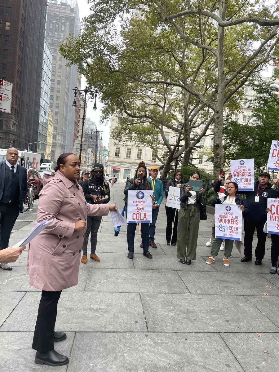 TheCoalitionNY's tweet photo. How am I supposed to tell these staff you are worth only $15/hour? So many individuals need peer services, we need to provide competitive salaries - powerful words from Taina Lang, @balticstreet https://t.co/DlVcVCpSGr