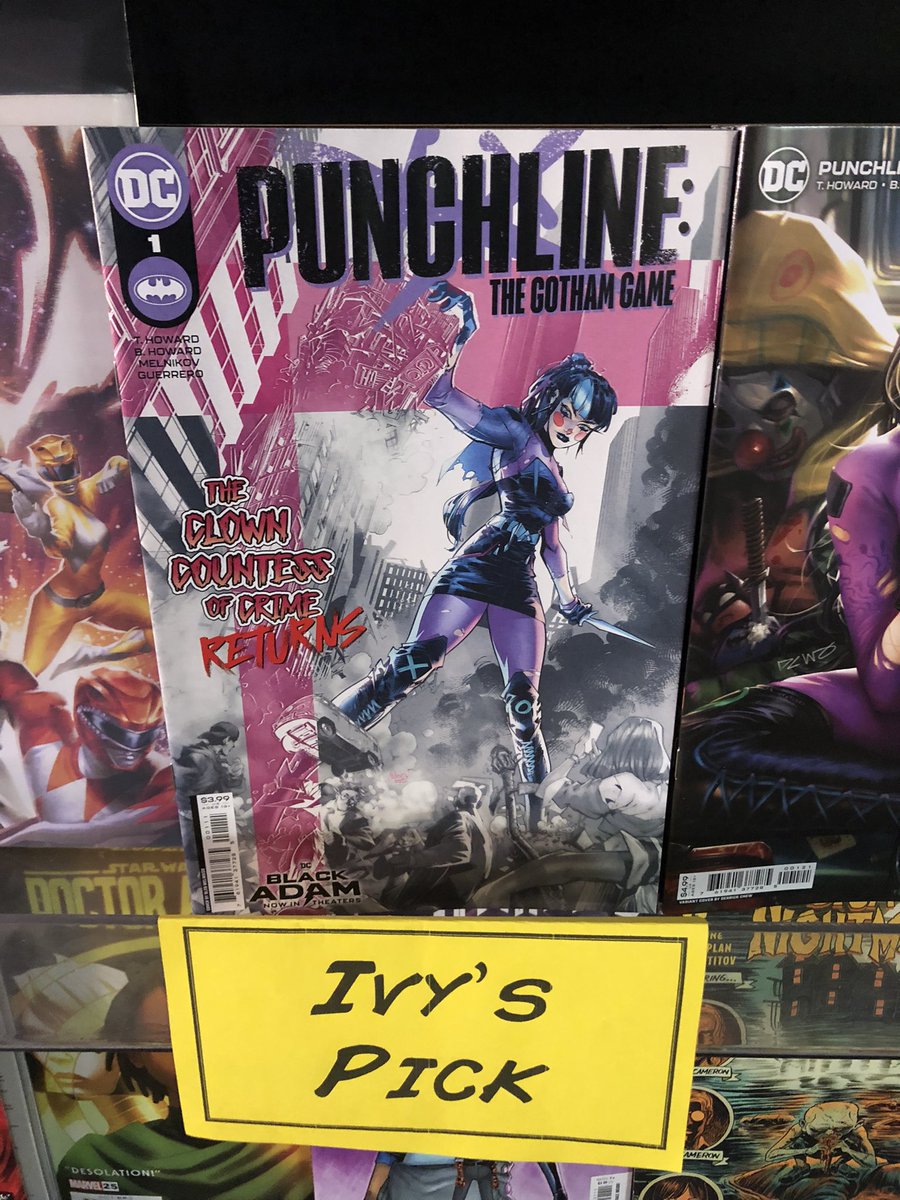 cabcomics's tweet photo. Ivy is jumping on the new #punchline series! @TiniHoward #BlakeHoward @GlebMelnikov8 @lgcolorist @Becca_See #DaveWielgosz @Ben_Abernathy out this week from @DCComics #ncbd https://t.co/xaYqEwnYa1
