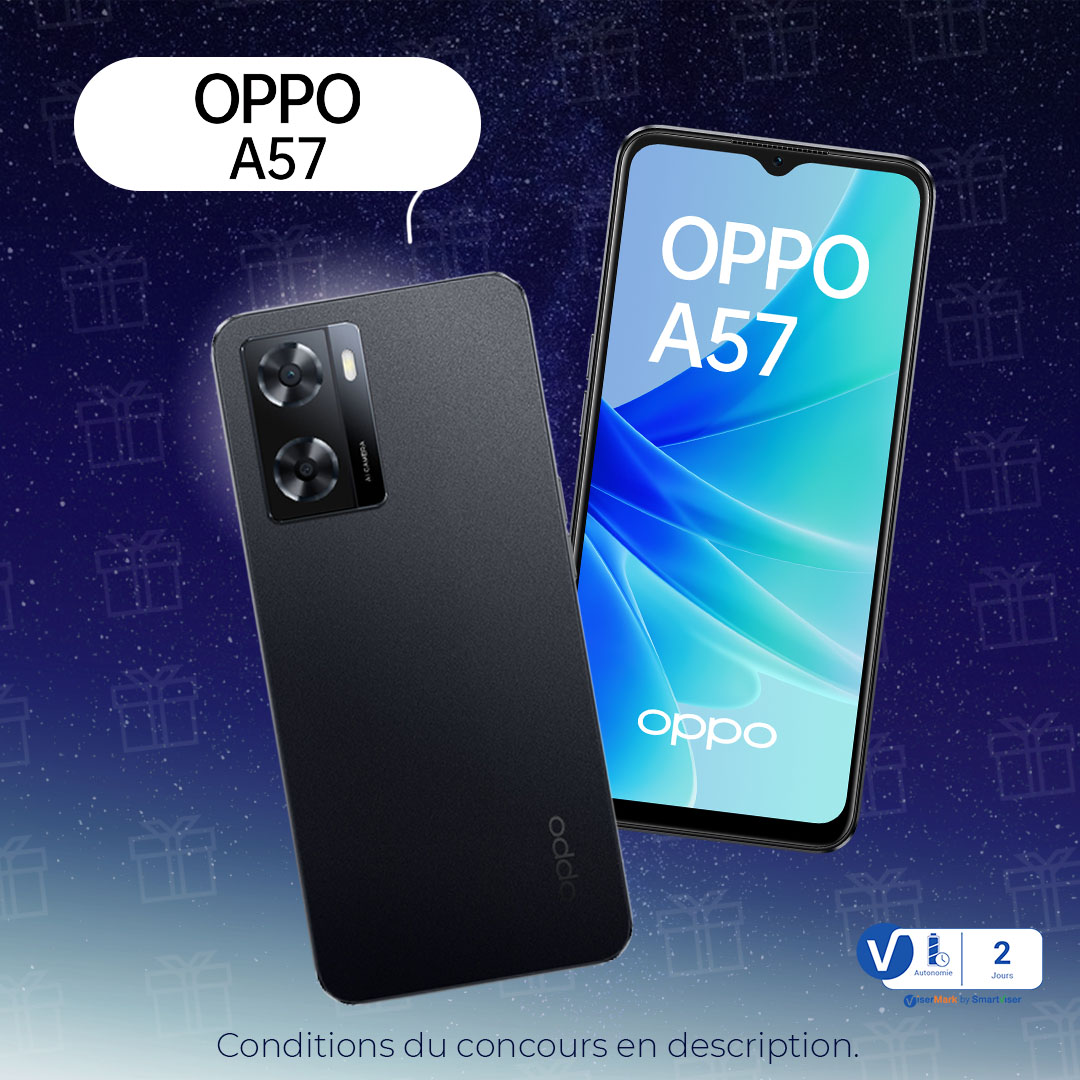 CONCOURS 🥳

Avec OPPO, on vous propose de remporter un smartphone OPPO A57 🤩

Pour jouer :
1️⃣ Tweet #FrandroidOffreMoi le OPPO A57
2️⃣ RT + Like
3️⃣ Follow <a href="/Frandroid/">Frandroid</a> + <a href="/OPPOFrance/">OPPO France</a>

TAS 02/11/22 🎉
