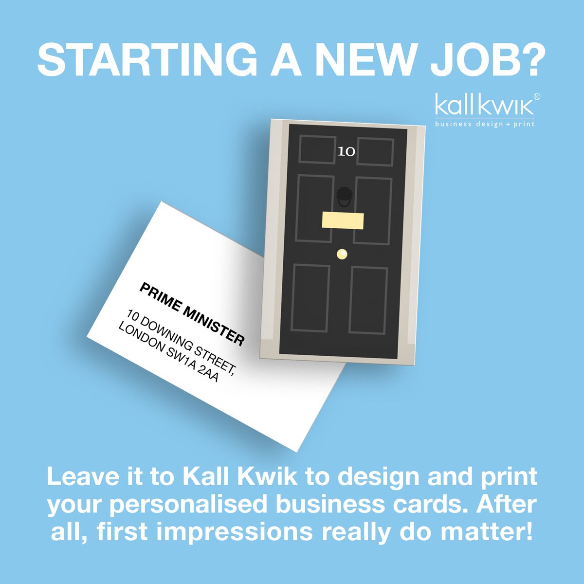 Starting a new job? We can design and print your very own business cards! #newjob #businesscards #birminghambusinesses #birminghamprint