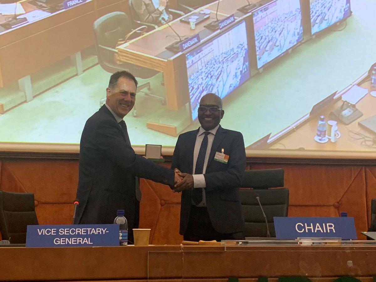 Congratulations to Patrick Ngwediagi <a href="/ngwediagi/">Patrick Ngwediagi</a> , Director General, Tanzania Official Seed Certification Institute (TOSCI), who received a #UPOV Silver medal for his contribution as Chair of the UPOV Administrative and Legal Committee.