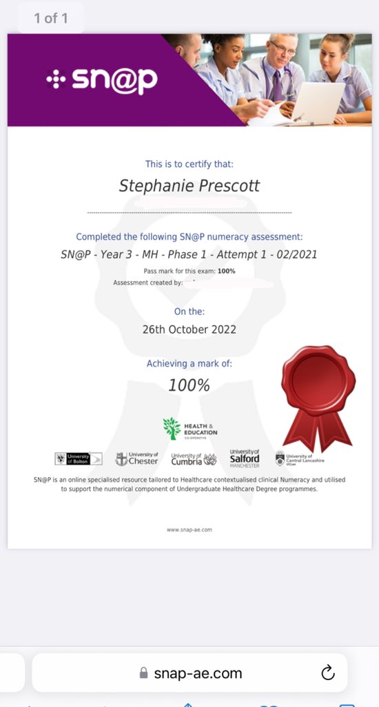 CSWSteph's tweet photo. 3rd year drug calculations exam completed ✅ https://t.co/ehGW5pc8SO