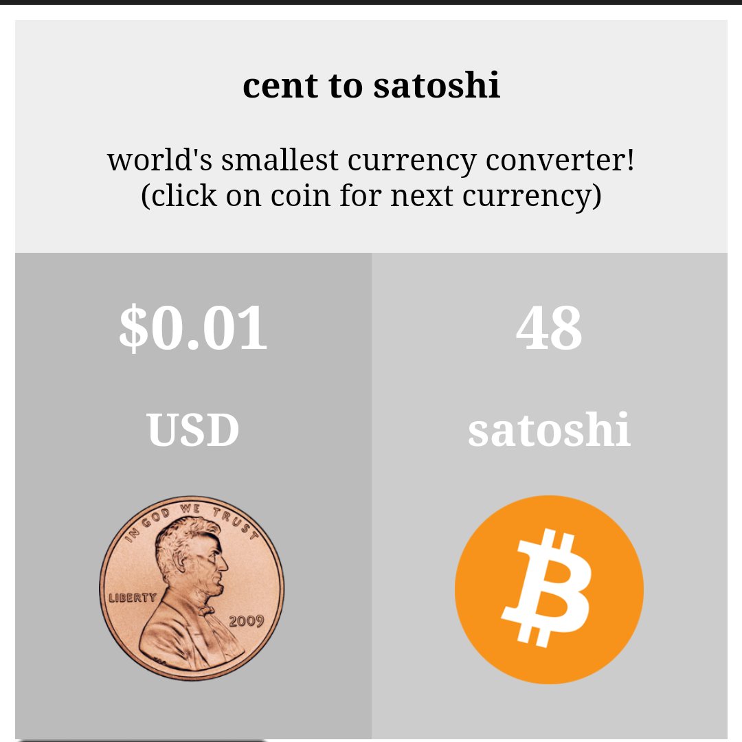 cent2sat's tweet photo. 🔥 48sats/¢ 🚨 https://t.co/nlHZSLHsip