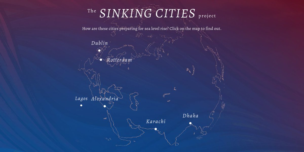 @unbiasthenews has launched its #SinkingCitiesProject  🚀A #crossborder initiative that shows how cities are preparing for #sealevel rise 🌊In the run up for #COP27 it couldn't be more important to promote #local journalists who are underrepresented in #climatejournalism!🎤👏🏽