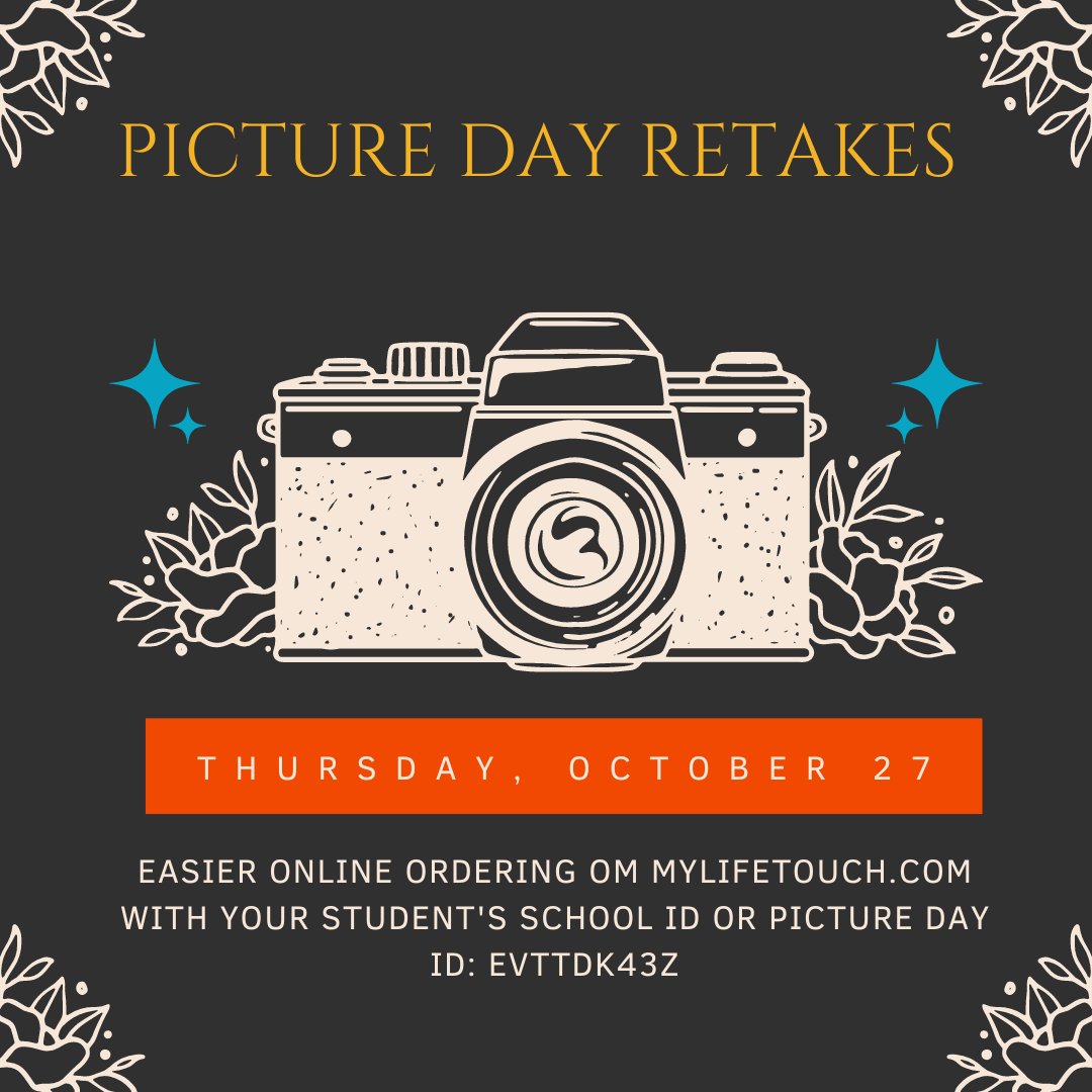 CitrusElem_OCPS's tweet photo. TODAY is a SHORT Wednesday and dismissal will begin at 2:00pm. Also, picture retakes will occur tomorrow, October 27, 2022. For online orders go to https://t.co/HKlP4G8bbp and enter school ID: EVTTDK43Z
#Hivepride #Beehigher Follow us on: FB @CitrusElementary @CitrusElemPta https://t.co/tH58VAtwVy