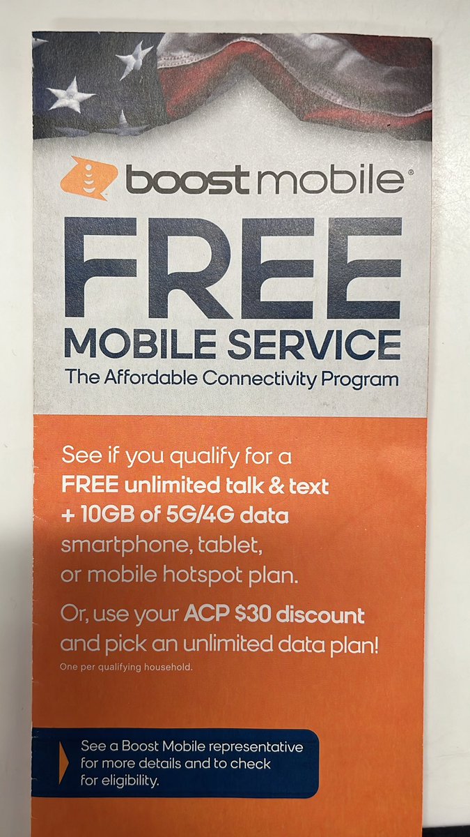 do you get any sort of government aid or benefits? you may qualify for up to a year of FREE or DISCOUNTED mobile service on a phone or tablet!! 📱🤳 come check out your local boost to see if you qualify today! #wilmingtonNC #boostmobile #boostmobilewilmingtonNC