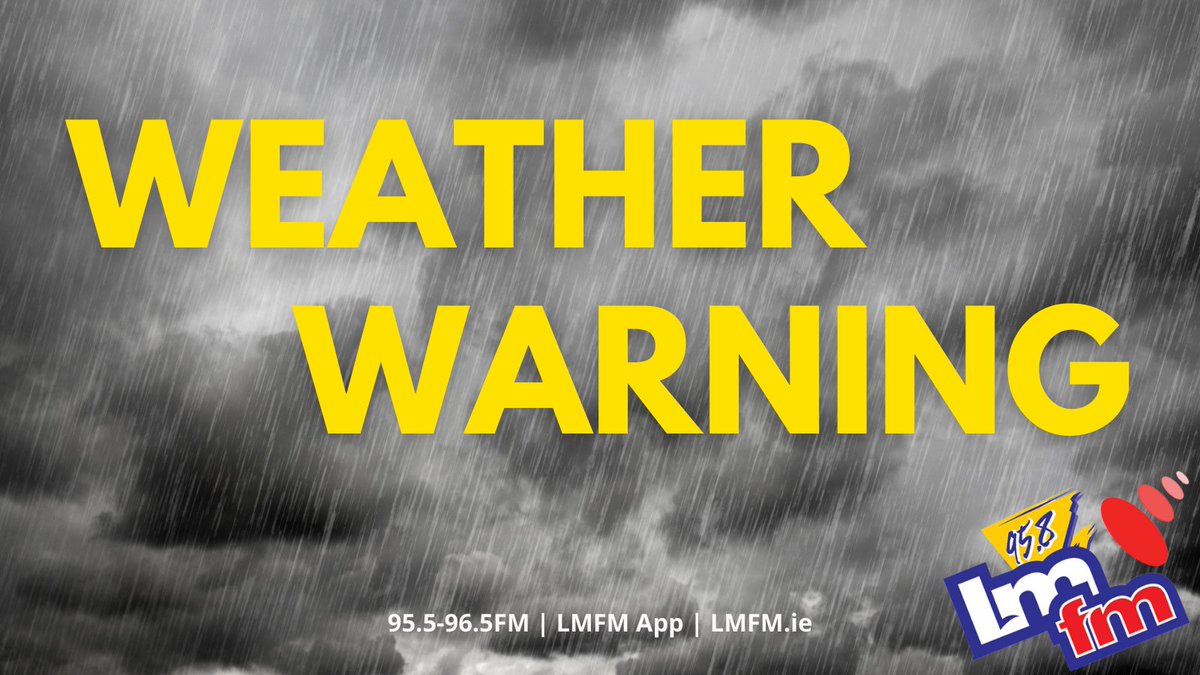 WEATHER: A status yellow thunderstorm warning is now effect in Meath, Dublin and Kildare until 6pm. Met Éireann says isolated thunderstorms and the chance of hail may result in hazardous driving conditions with possible spot flooding.