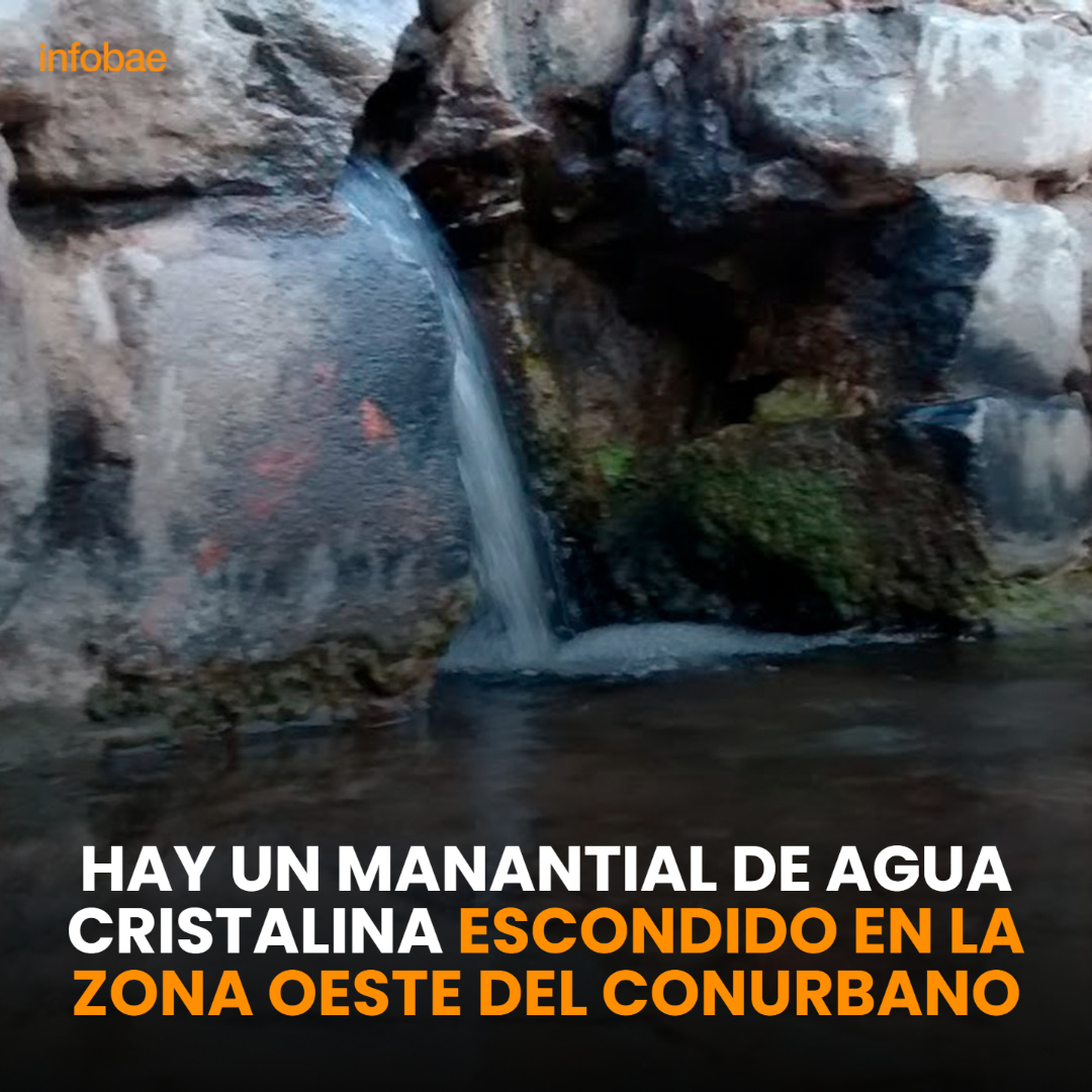 La historia del manantial de agua cristalina escondido en la zona oeste ...