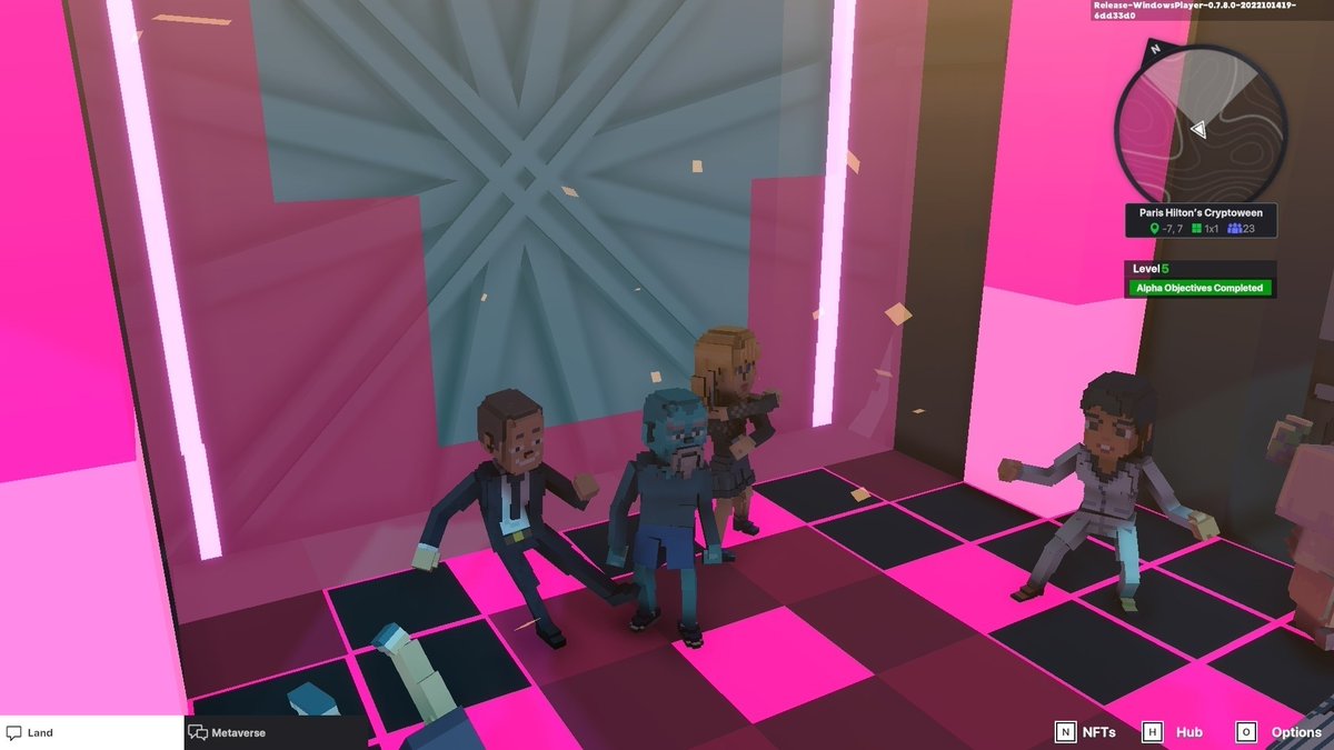 skydimp826's tweet photo. @TheSandboxGame I just participated in the Paris Hilton  #Cryptoween Event. I found Grralh check out my screenshot below!
🎃👇 https://t.co/ptlst2hj3i