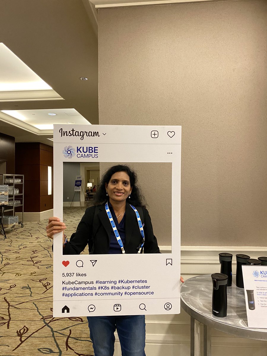 LaxmiBalcha's tweet photo. #Kubecon2022 #kubecampus #Kubernetes #kubernetesbackup https://t.co/eUblDTuchz