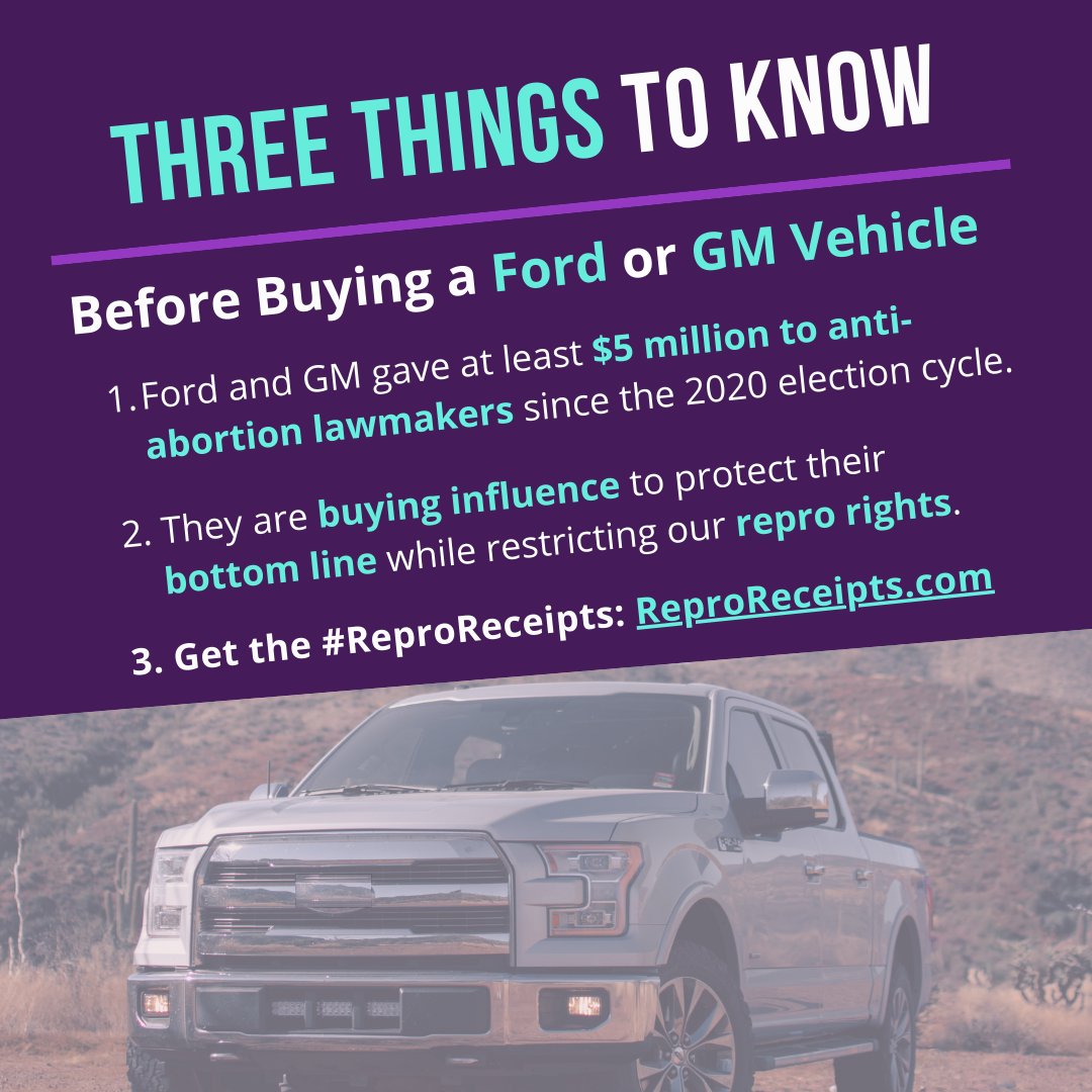 MIUnitedAction's tweet photo. Millennials & GenZ are the largest consumer group & likely to take political action outside of voting. If brands like @Ford @GM want to stay relevant, they must stop funding anti-freedom lawmakers. Take action now: https://t.co/hkdpeLl4Xc. #ReproReceipts https://t.co/BearMd1gil