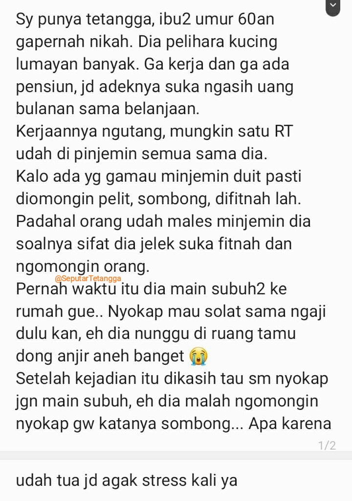 Seputar Tetangga tweet media