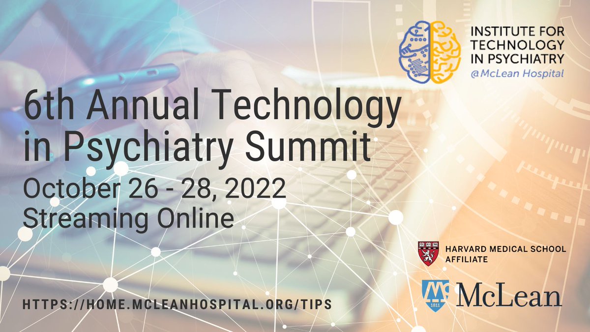 MyDataHelps's tweet photo. Attending the Technology in Psychiatry Summit? Check out our poster and meet our team in a breakout room tomorrow from 1:15-3:00pm ET.

Poster: Increasing participant engagement and improving data collection capabilities in mental health research with MyDataHelps

#TIPS2022 https://t.co/pOkAoUYxOk