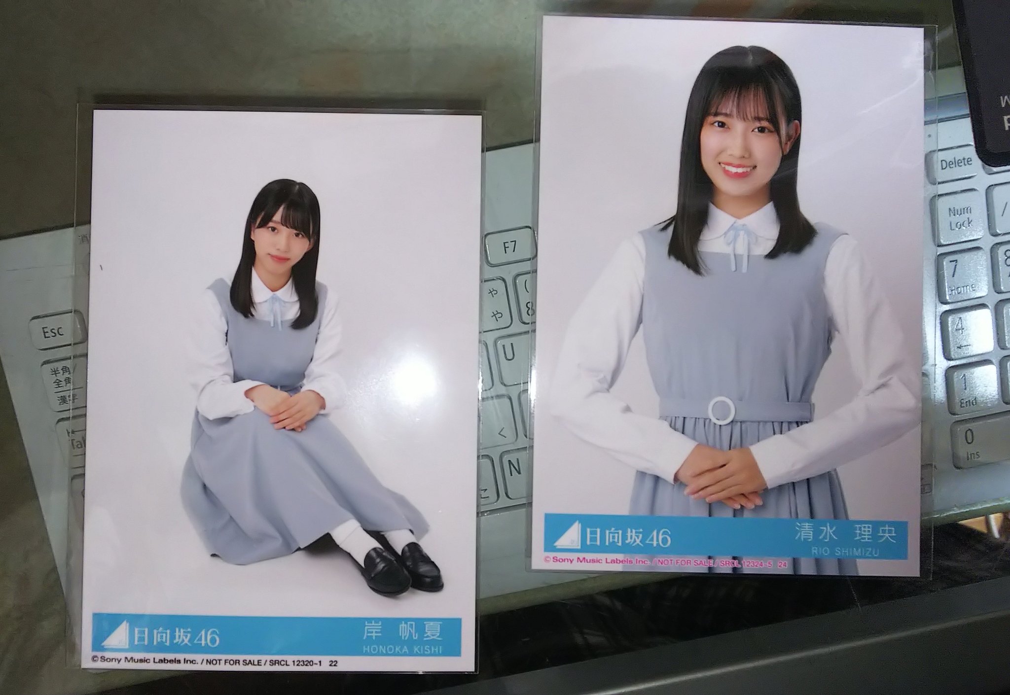 清水理央 直筆サイン ポストカード 日向坂46 清水理央 ポスト
