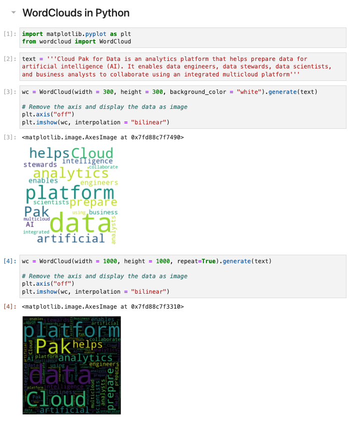 🟡 MatplotLib Tutorials # 1
🟢 WordClouds in Python 

In this thread, we will learn how to create WordCloud in Python. 

A Thread 🧵👇