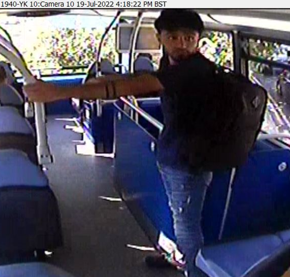 WestYorksPolice's tweet photo. Do you recognise this man?

Officers would like to speak to the man pictured as he may have information valuable to the investigation of a reported sexual assault on a bus in Leeds on July 16. 

See full appeal: https://t.co/LUH7XrRf5I https://t.co/SAUWX8LOU0